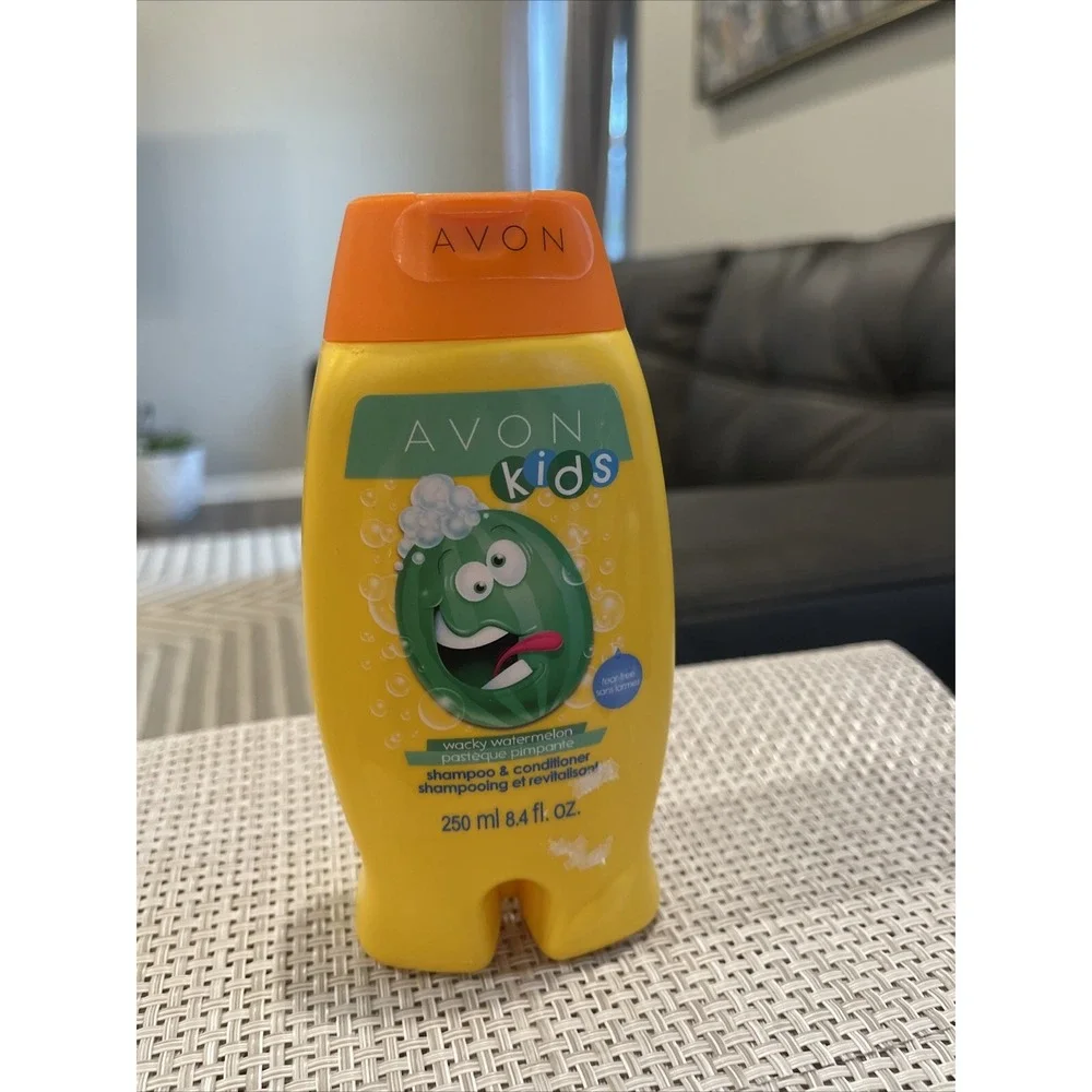 Vintage AVON Naturals Kids Tear-Free Shampoo & Conditioner Wacky Watermelon NOS!